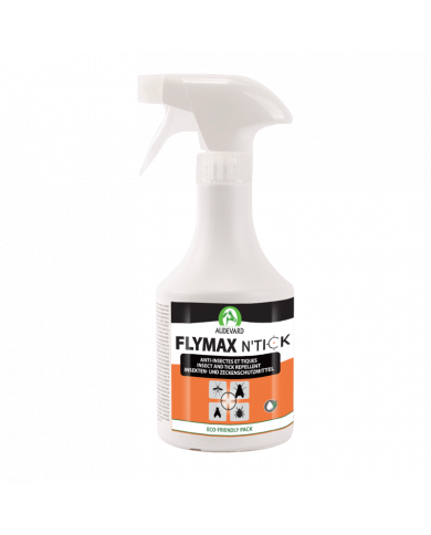 Flymax N'Tick - Répulsif anti-mouches et tiques cheval