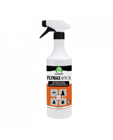 Flymax N'Tick - Répulsif anti-mouches et tiques cheval